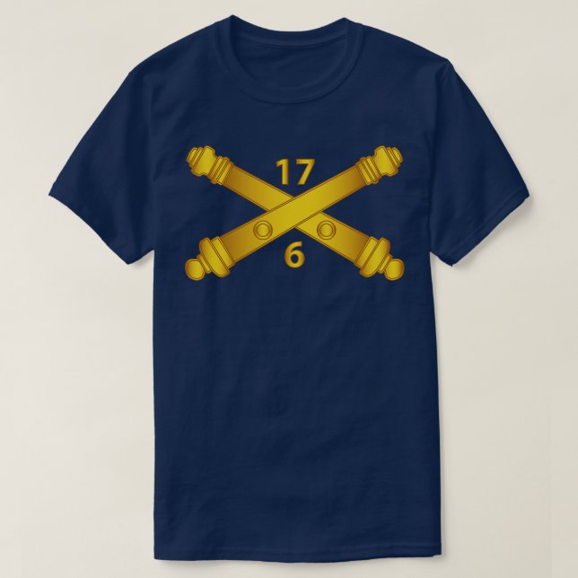 Camiseta 6 Bn 17th Field Artillery Regt wo Txt (Frente do Design)