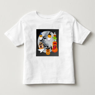 Camiseta 6 caracteres halloween
