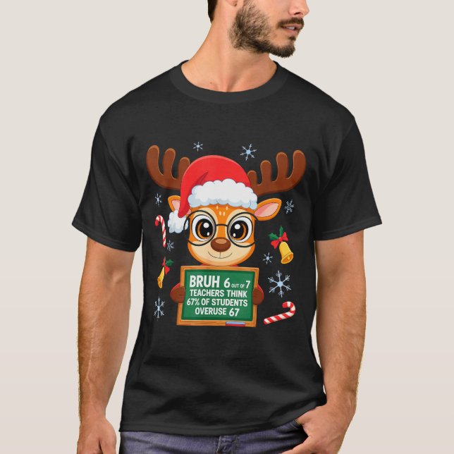 Camiseta 6 de 7 professores acham que 67% dos alunos abusam (Frente)