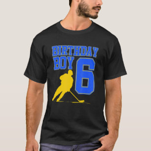 Camiseta 6 de Aniversário do Jogador de Esporte G.