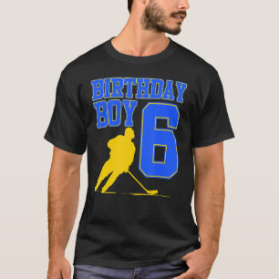 Camiseta 6 de Aniversário do Jogador de Esporte G.