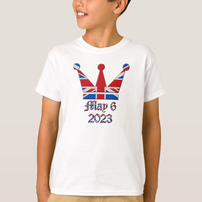 Camiseta 6 de maio de 2023 Rei Charles Coronation (Frente)