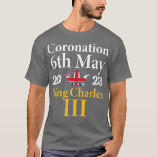 Camiseta 6 do Rei Charles III Coronation 2023 maio
