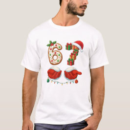 Camiseta “6 Gifts & Santa Hands” Cookie for brothers 