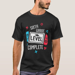 Camiseta 6 Graduação Nível de Graduação Videos games Comple
