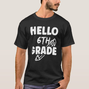 Camiseta 6 Gráfico de Professores da Escola de Aluno