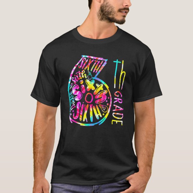 Camiseta 6 Grau Alô, Sexto Grau, Esquadrão De Volta À Escol (Frente)