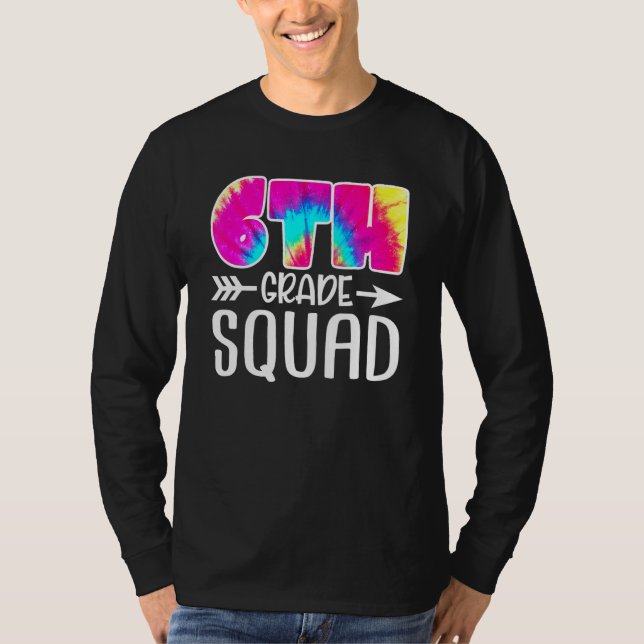 Camiseta 6 Grau Esquadrão Colar De Volta Ao Professor Stu (Frente)
