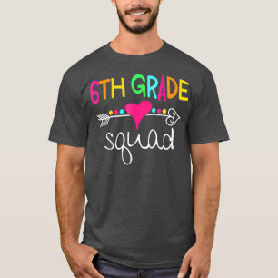 Camiseta 6 Grau Quadrado Sexto Professor Equipe de Volta