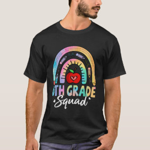 Camiseta 6 Grau Quadrado Sexto Professora Equipe De Volta P
