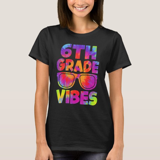Camiseta 6 Grau Vibes De Volta Aos Estudantes Professores (Frente)