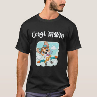 Camiseta 6 Mãe Corgi Corgi