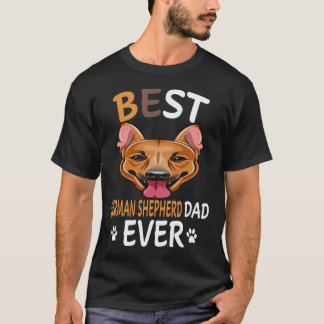 Camiseta 6 Melhor Pastor Alemão Pai de Todos os Tempos Past