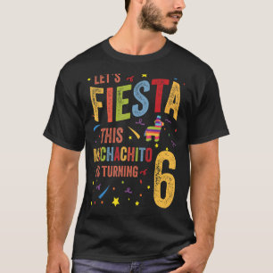 Camiseta 6 mexicano de aniversário deixa Fiesta este Muchac