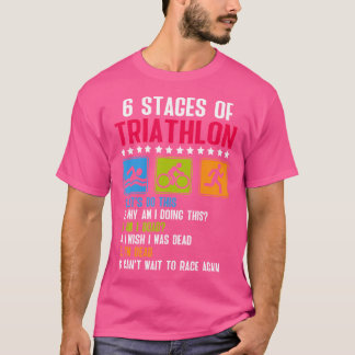 Camiseta 6 Palcos De Atleta Triathlon Correndo Bic Nadando