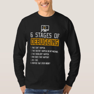 Camiseta 6 Palcos De Depuração De Rede Html De Script De So