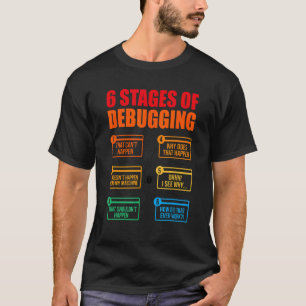 Camiseta 6 Palcos De Depuração De Software Do Programador D