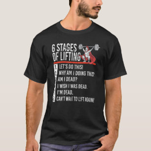 Camiseta 6 Palcos de elevação para o Powerlifter e o Bodybu