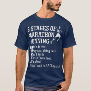 Camiseta 6 Palcos de Maraton    RunningGift para Runner