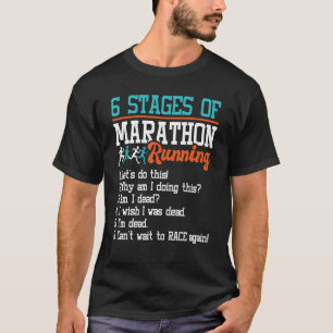 Camiseta 6 Palcos De Maratona Correndo - Maratona Engraçada