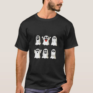 Camiseta 6 Sombra de Boo Happy Halloween Spooky Season