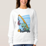 Camiseta 6 years 6th Birthday Mobile Crane Dinosaur<br><div class="desc">Happy 6th Birthday. Funny and lovely Kids Birthday design with cute dinosaur sitting on a mobile crane lifting a Number 6. A perfect match for Kids and Teens.</div>
