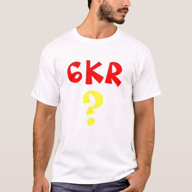 Camiseta 6KR mistério T (Frente)