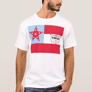 Camiseta 6o A cavalaria de Texas embandeira