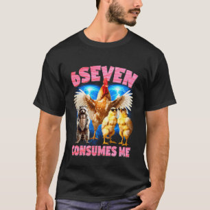 Camiseta 6Seven Me Consome Meme Absurdo Frango Guaxinim Boo