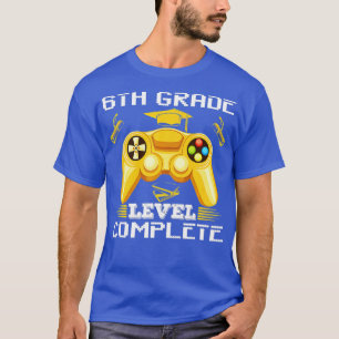 Camiseta 6th Grade Level Complete Class Of 2022 Graduation