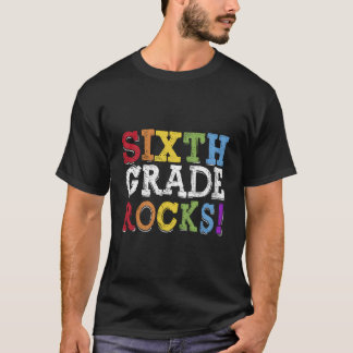 Camiseta 6Th Grade Rocks Squad Sixth Team Teacher Back To S