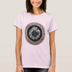 Camiseta [700] Deus Serpente Quetzalcoatl [Prata]