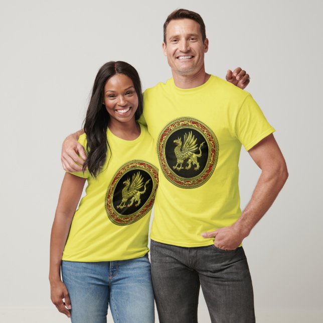 Camiseta [700] Griffin prateado sagrado (Unissex)