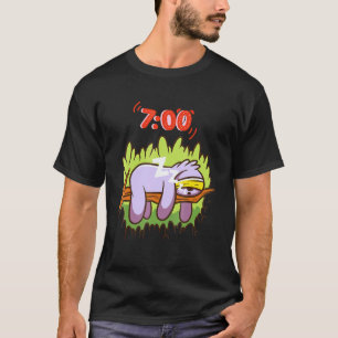 Camiseta 700 Relógio Acorda Preguiça Movimentos Lentos Espí