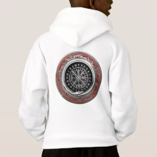 Camiseta [700] Vegvisir - Bússola mágica virada para prat
