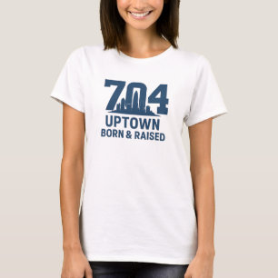 Camiseta 704 Uptown Charlotte Skyline - Rainha Nascer e Cri