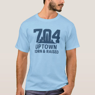 Camiseta 704 Uptown Charlotte Skyline - Rainha Nascer e Cri