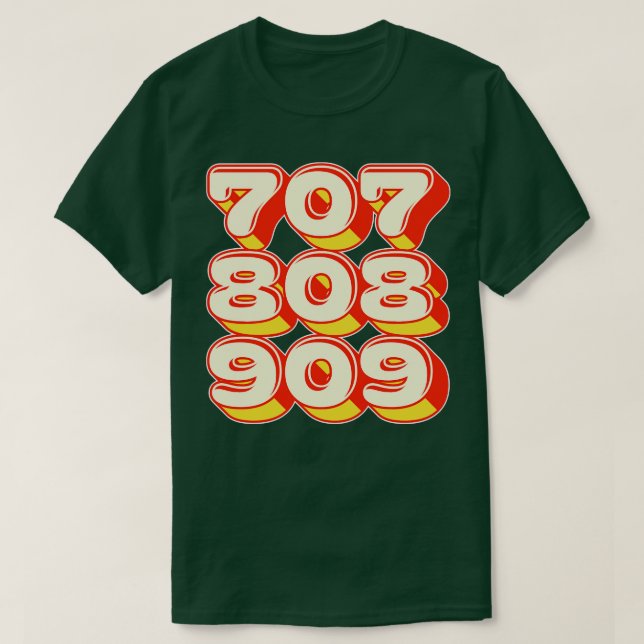 CAMISETA 707 808 (Frente do Design)