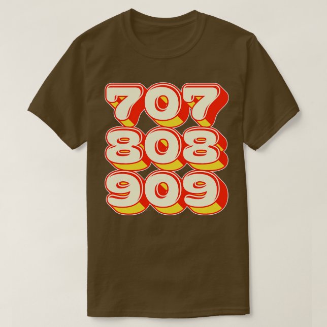 CAMISETA 707 808 (Frente do Design)