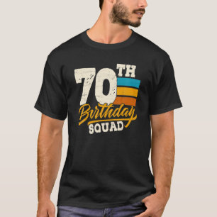 Camiseta 70 Aniversário Para Grupo Esquadrão - 70 Anos Vin
