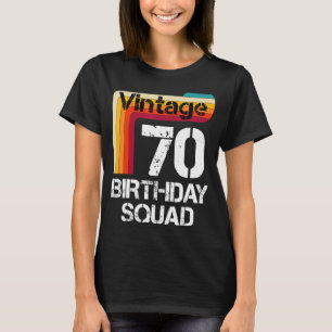Camiseta 70 anos de idade Vintage 70 Aniversário Família An