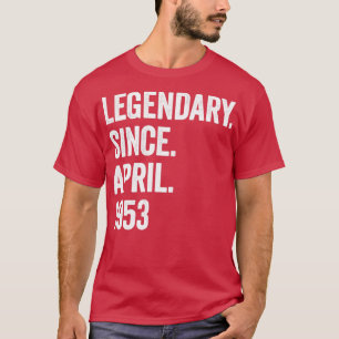 Camiseta 70 Anos De Legendário Desde Abril De 1953, 70 Aniv