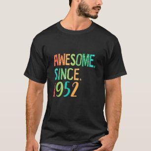 Camiseta 70 anos de velhota Decoração Floral do Coração Inc