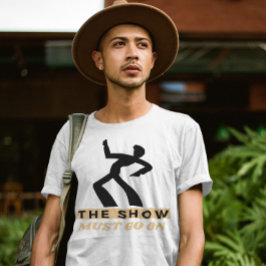 Camiseta 70 anos depois o show deve continuar