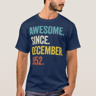 Camiseta 70 anos é incrível desde dezembro de 1952, 70 Birt