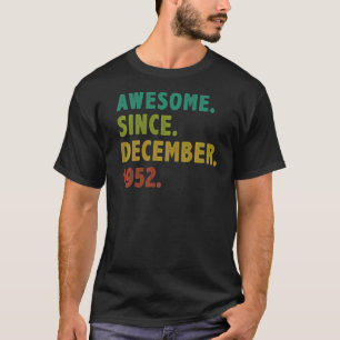Camiseta 70 anos é incrível desde dezembro de 1952, 70 Birt