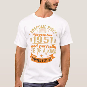 Camiseta 70 Birthday Para Homens