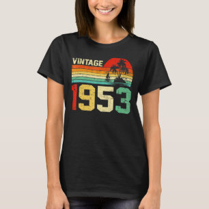 Camiseta 70 Birthday Vintage 1953 Retro Men 70 Yea