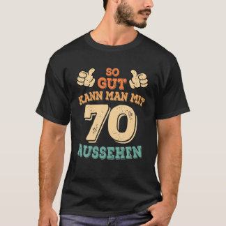 Camiseta 70 Birthday Women Men 70 Anos Engraçado Mulher R