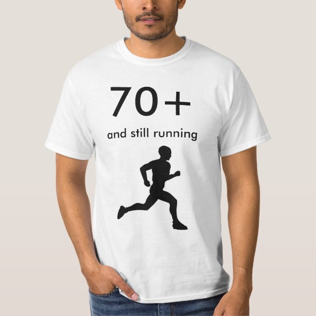 Camiseta 70+ e ainda funcionando (Frente)